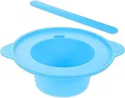 VINTORKY 500ml Capacity Face Mask Mixing Bowl Silicone Bowl Stirrer for Beauty Supplies