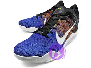 2016 NBA 湖人球星 小飛俠 最新代言鞋款 FLYKNIT 鞋面科技再進化 NIKE KOBE XI 11 ELITE LOW BHM BLACK HISTORY MONTH 低筒 藍黑白 彩虹 POWER OF ONE 馬丁路德·金恩 Kobe Bryant 籃球鞋 LUNARLON + ZOOM AIR 鞋墊 超強抓地外底 (822522-914) !