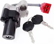 DEMULAX 1 Set Ignition Switch Lock with 2 Keys Accessories for XVS650 XVS400 XVS1100 Drag Star Classic V-Star Custom Motorcycle Ignition Key Switch Motorcycle Ignition Switch