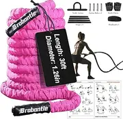 Battle Rope Battle Ropes for Exercise Workout Rope Exercise Rope Battle Ropes for Home Gym Heavy Ropes for Exercise Training Ropes for Working Out Weighted Workout Rope Exercise Workout Equipment