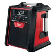New Milwaukee M18RC-0 - 18V Cordless Worksite Jobsite Radio Charger Skin AM & FM