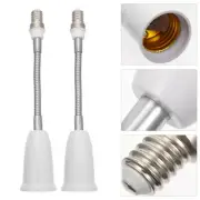 2 Pcs Universal Lamp Holder Light Socket Extender Light Socket Adapter