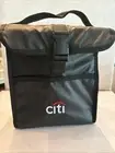 Citi Citibank Mini Cooler Lunchbox Insulated Black Lunch Logo Citigroup