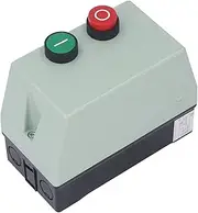 SOULONG Magnetic Electric Motor Starter, Waterproof Magnetic Switch Box with Overload Function, for Single Phase 3 Phase 380V 400V 9-13A, ABS, IP55