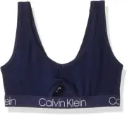 Calvin Klein Girls' Little Modern Cotton Bralette, Symphony, SZ M
