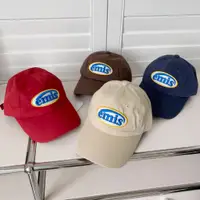 在飛比找蝦皮購物優惠-【玩酷Online】韓國 EMIS 棒球帽 純色立體刺繡 男