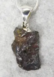 SIKHOTE-ALIN METEORITE PENDANT $79 Sterling Silver Jewelry STARBORN SA79-P12