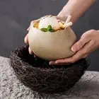 Cute Cracked Egg Shell Shaped Bowl Funny Bird Ice Cream Bowls Kitchen Utensils