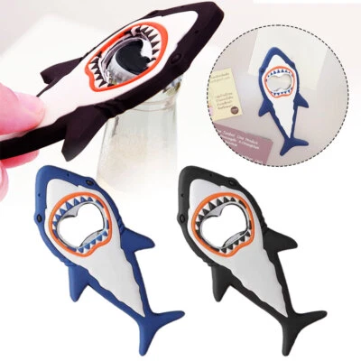 Shark Beer Bottle Opener Magnet 3d Cartoon Animal Magnet Beer Bottle Opener HQ