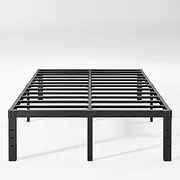 Bed Frame 3600lbs Heavy Duty Metal Platform No Box Spring Needed with Steel Slat Support, Easy Assembly,Noise-Free 16 Inch (Double)