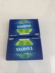 Tampax Tampons Cardboard Applicator Super Absorbency Unscented Lot 2 X 10 Ct Ea