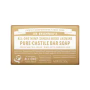 Dr. Bronner's Pure-Castile Bar Soap (Hemp All-One) Sandalwood Jasmine 140g