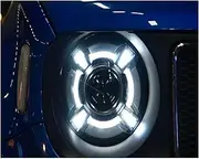 Headlight Assembly Compatible with Jeep Renegade 2016-2018 LED DRL Xenon Low Beam