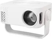 Portable WiFi Projector, Auto Keystone Projector with 360° Rotatable, Built in Box Speaker 4Ω 3W X 1, LED 1080P Movie Projector Compatible with Mobile Phones Laptops PC (AU Plug)