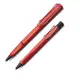 LAMY 狩獵者系列紅原子筆+鋼珠筆對筆組