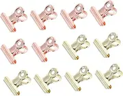 minkissy 12pcs Shape Clip Nail Forms Nail Manicure Kit Fingernail Clamp Nail Clamps Nail Kits Manicure Tools Mini Clips Gel Nail Kit Manicure Clip Nail Polish Stainless Steel Colorful