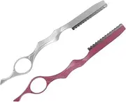 FRCOLOR 3sets Hair Styling Thinning Razor Set Professional Hair Thinning Razor for Delicate Cutting and Texturizing Ergonomic Handle for Smooth Styling Experience 2pcs*3
