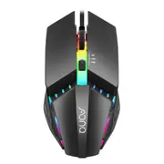Cool Competitive Gaming Mouse with 7 black light Computer Accessories Desktop USB Wired Mouse 800 1200 1600dpi Mice Gamer Mause