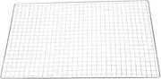 SUPVOX Stainless Steel BBQ Grill Mesh - Non-Stick Barbecue Mesh Rack for Outdoor Cooking, 15.7"X9.8" Silver, Easy to Clean, Ideal for Camping and Picnics