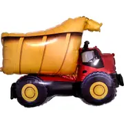 SuperShape Dump Truck Foil Balloon - 81cm x 63cm