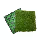 35Pcs Artificial Grass Turf Interlocking Deck Tiles Indoor/Outdoor Floor 12*12in