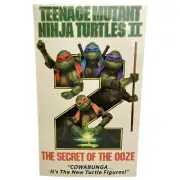 Teenage Mutant Ninja Turtles II Secret Of The Ooze Action Figure 4 Pack NECA New