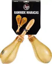 LP393-RH Salsa Rawhide Maracas Nat'Rl