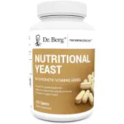 Dr. Berg Nutritional Yeast Tablets – Natural B12 Added - All 8 B Vitamin Comp...