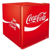 Husky 41 Litre Solid Door Coca Cola Fridge - Red
