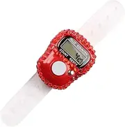 Finger Tally Counter - Electronic Finger Counter | ABS Manual Counter Clicker | Adjustable Handheld Digital Resettable LCD Screen Number Tracking Record Ring for Lap, Knitting Row