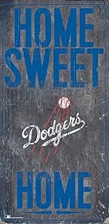 MLB Los Angeles Dodgers Unisex Los Angeles Dodgers Home Sweet Home Sign, Team Color, 6 x 12