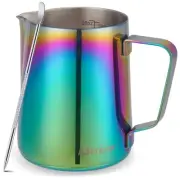 Milk Frothing Pitcher Colorful 600ml (20oz) Steaming Pitchers Stainless Steel