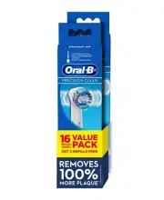 New Oral-B Precision Clean Brush Head Refills 16 Pack