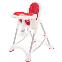 在飛比找媽咪愛MamiLove優惠-myheart - 折疊式安全兒童餐椅-蘋果紅