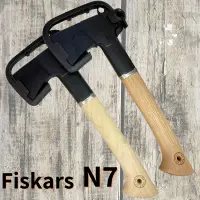 在飛比找蝦皮購物優惠-芬蘭原裝 Fiskars A5野營斧 N7諾丁斬斧 斧頭 野