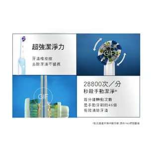 【德國百靈】 Oral-B 歐樂B 全新亮白3D 電動牙刷(PRO500)｜交換禮物 公司貨 現貨 免運費