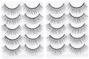 Beavorty Soft Comfortable Diy Lash Extension Set 10 Pairs Fluffy Fake Eyelashes