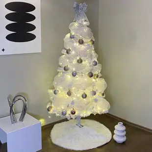 聖誕樹 初雪白色聖誕樹 家用聖誕裝飾品 聖誕節裝飾 場景布置 白色高級感