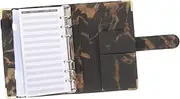 OFFSCH 1 Set Money Recording Notepad Cash Wallet Money Organizer for Cash Binder Budget Envelopes Cash Envelopes for Budgeting Planner Expense Tracker Notebook Saving Black