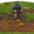 Model Grass Miniature Scenery Railroad Trains Architectural Field Grass