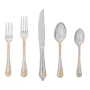 Juliska Berry & Thread Polished with Gold 5 Piece Place Setting