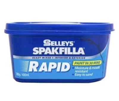 Selleys SPAKFILLA RAPID Ready Mixed Filler 180g Moisture & Mould Resistant .