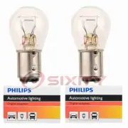2 pc Philips Tail Light Bulbs for Audi 100 Series Fox 1969-1979 Electrical ku (for: Audi)