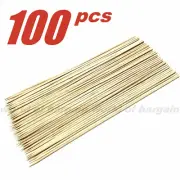 100 pcs 12" inches BAMBOO SKEWERS BBQ Barbecue Shish Kabob Satay Skewer Sticks