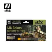 IJA Colors Early/Late 1937-1945 8 colors set 71160 VALLEJO