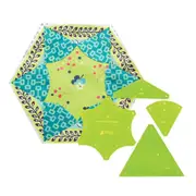 Quilting Patchwork Sewing Template Curved Star Hexagon 8'' Matildas Own