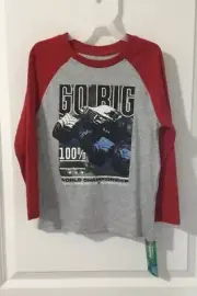 365KIDS FROM GRANANIMALS “GO BIG” LONG SLEEVE T SHIRT Size 6 NWT