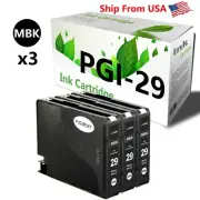 (3PK,MBK) PGI-29 PGI29 Ink Cartridge PGI 29 for PIXMA pro 1 Printer