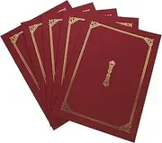 HONMEET Paper Certificate Covers Holder for Diplomas Photos 5 Pack