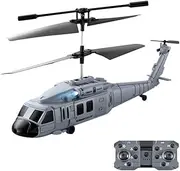 Remote Control Helicopter, Gesture ligent Sensing Plane with Obstacle Avoidance Function, Rechargeable for Adults Beginners, Grey Grey Without Camera 1 Battery